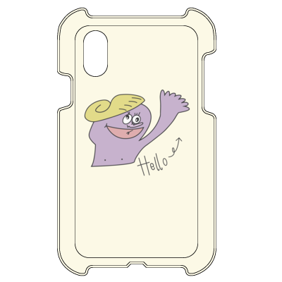 キャメロン（カラー） iPhone X ハードカバーケース
